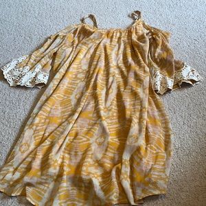 Target Yellow Patterned Dress